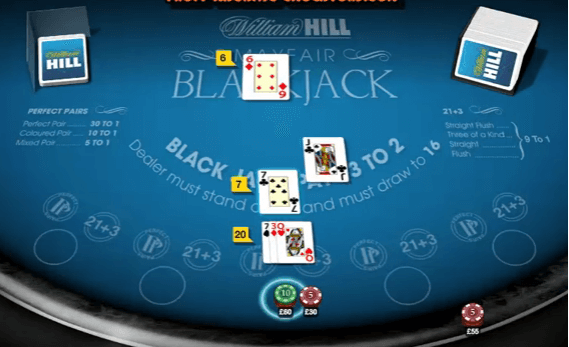perfect pairs 21 3 blackjack