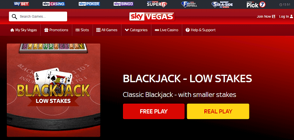 blackjack system low stakes