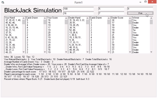 blackjack custom simulator