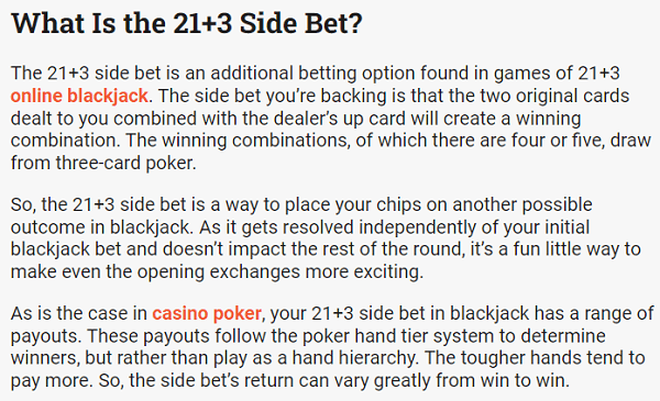 What is 21+3 in Blackjack